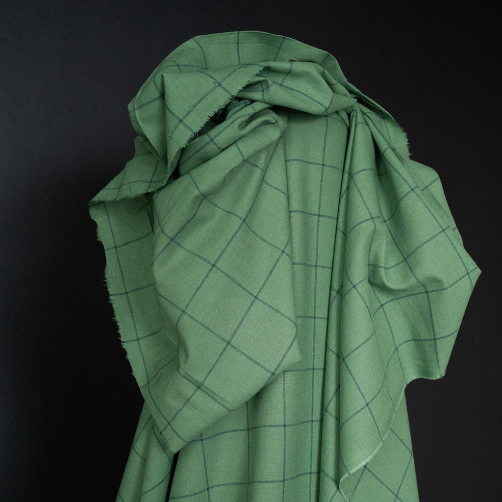 Merchant & Mills : Green Maze Cotton/Linen - the workroom