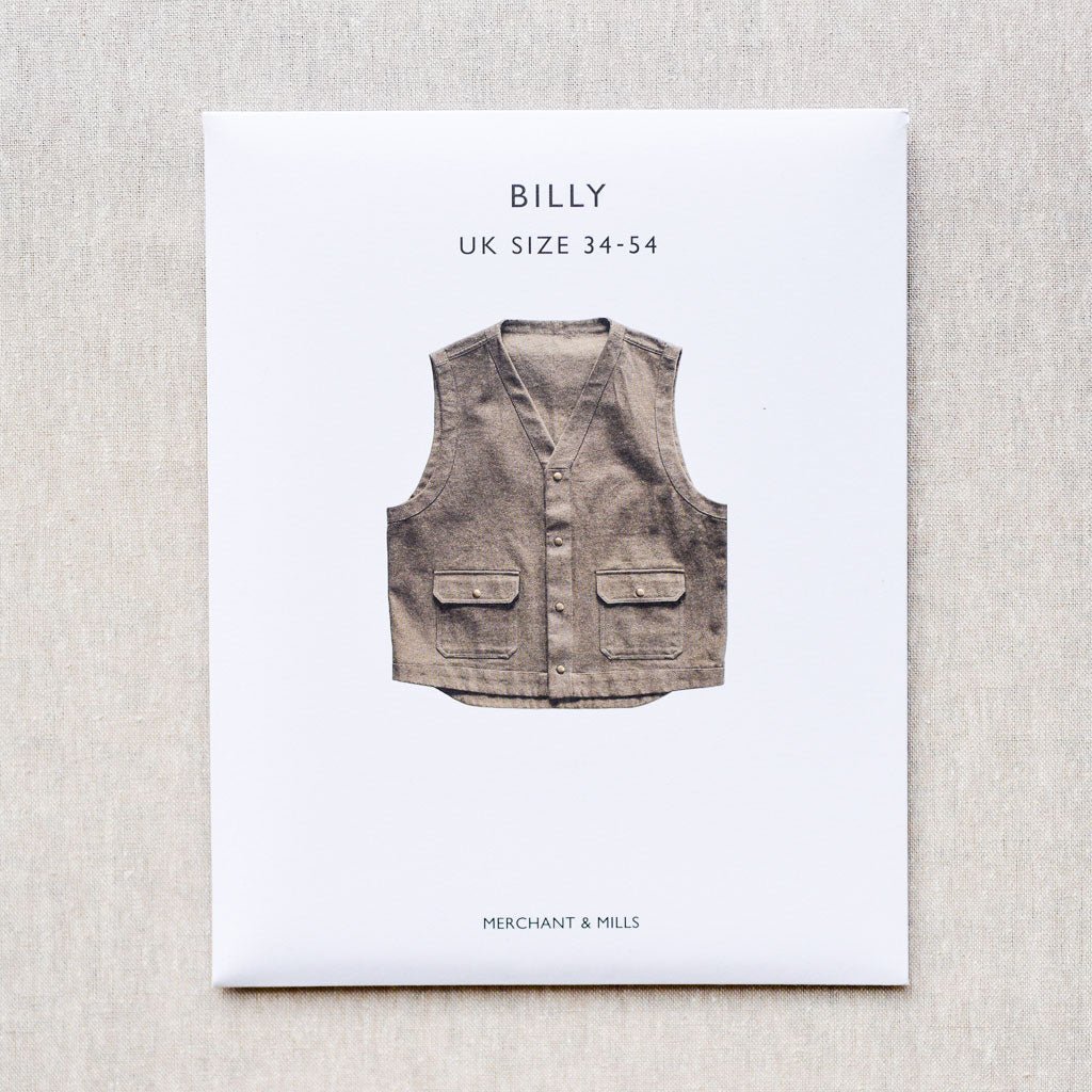 Merchant & Mills : The Billy Vest Pattern - the workroom