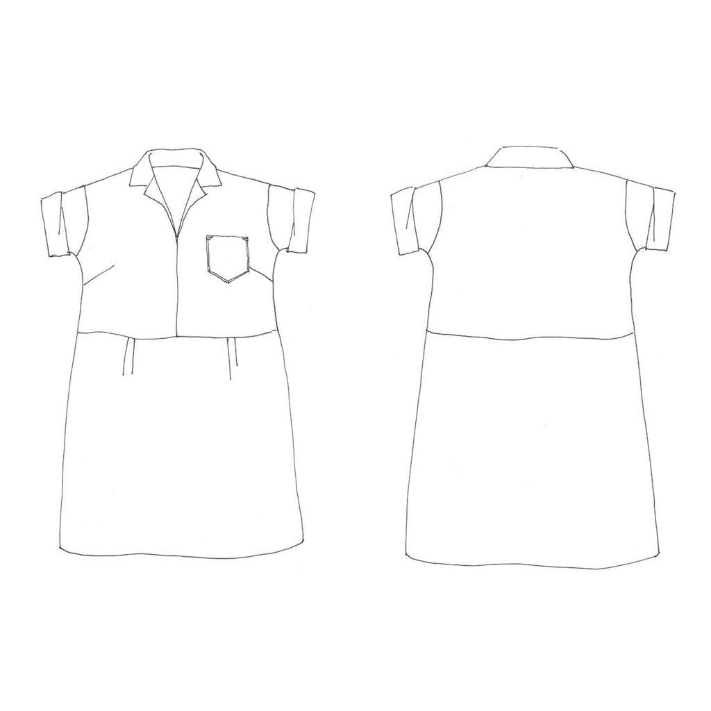 Merchant & Mills : The Factory Dress Pattern - the workroom