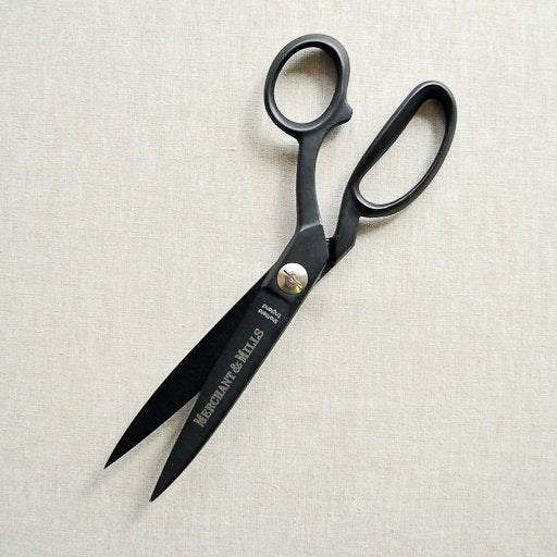 Merchant & Mills : Xylan Coated Tailor's Shears : Black 10" Right-Handed - the workroom
