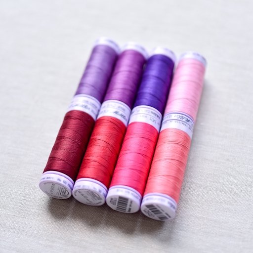 Mettler : Johanna's Cotton Thread Set : Lipstick & Lingerie : 8 pcs - the workroom