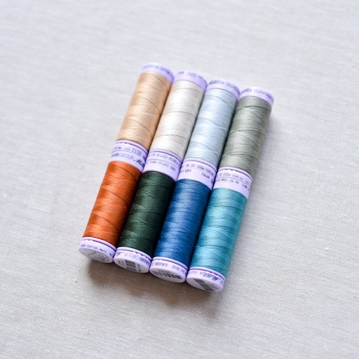 Mettler : Lizzy&rsquo;s Cotton Thread Set : New Zealand : 8 pcs - the workroom