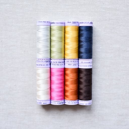 Mettler : Rosa&rsquo;s Cotton Thread Set : Falling For You : 8 pcs - the workroom