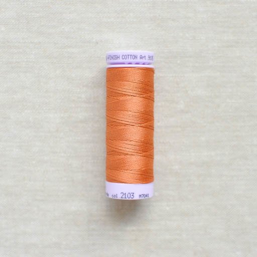 Mettler : Silk-Finish Cotton Thread : Amber Brown : 150m - the workroom