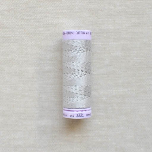 Mettler : Silk-Finish Cotton Thread : Ash Mist - the workroom