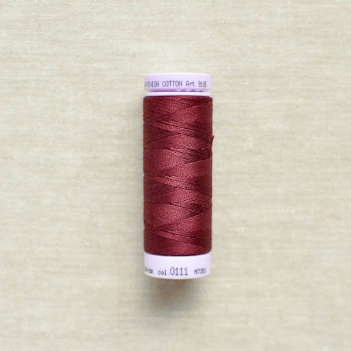 Mettler : Silk-Finish Cotton Thread : Beet Red - the workroom