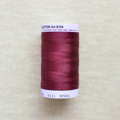 Mettler : Silk-Finish Cotton Thread : Beet Red - the workroom