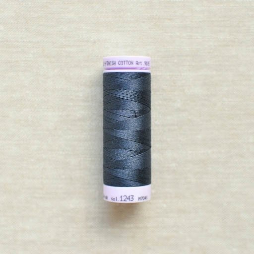 Mettler : Silk-Finish Cotton Thread : Black Iris : 150m - the workroom