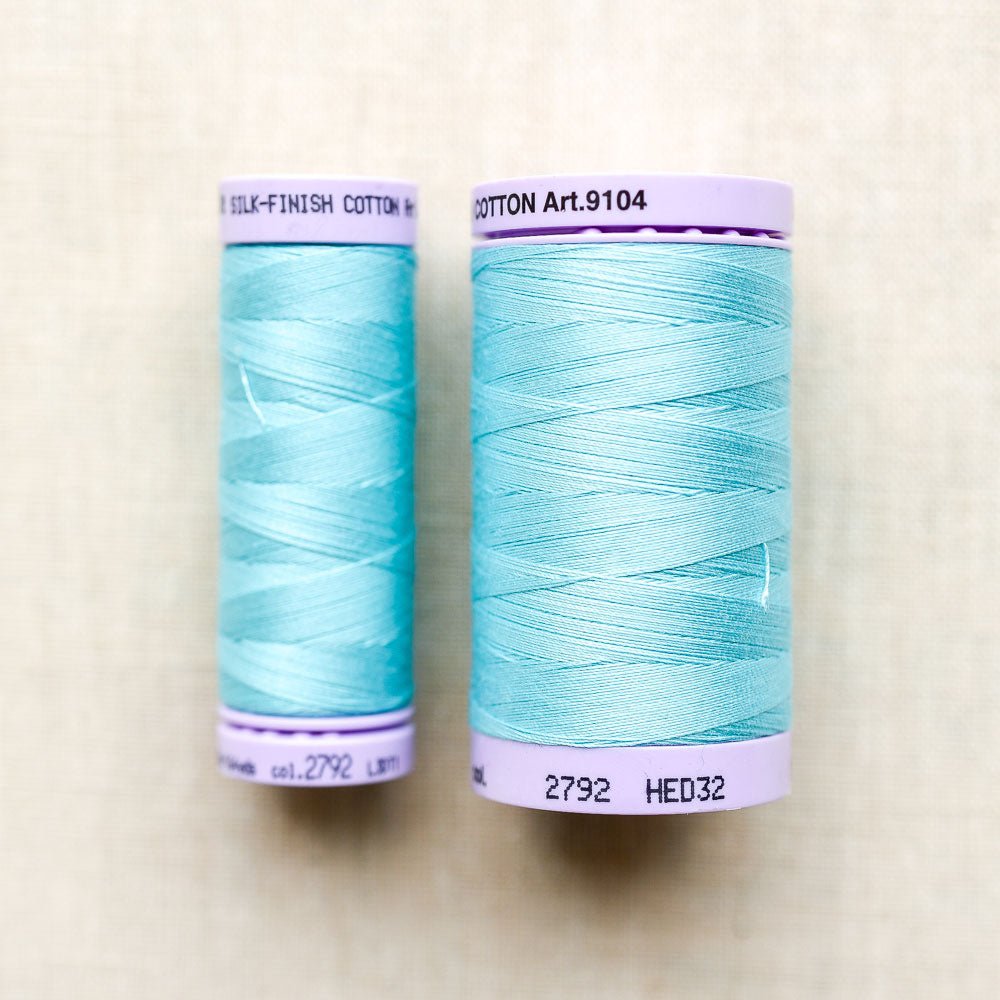 Mettler : Silk-Finish Cotton Thread : Blue Curacao - the workroom