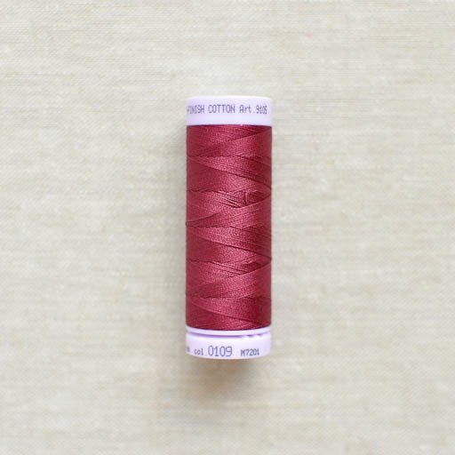 Mettler : Silk-Finish Cotton Thread : Bordeaux : 150m - the workroom