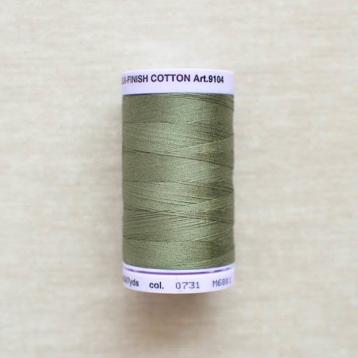 Mettler : Silk-Finish Cotton Thread : Burnt Olive - the workroom