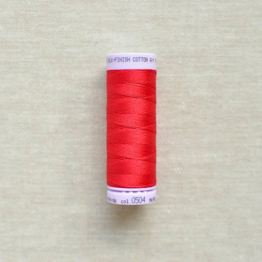Mettler : Silk-Finish Cotton Thread : Country Red - the workroom