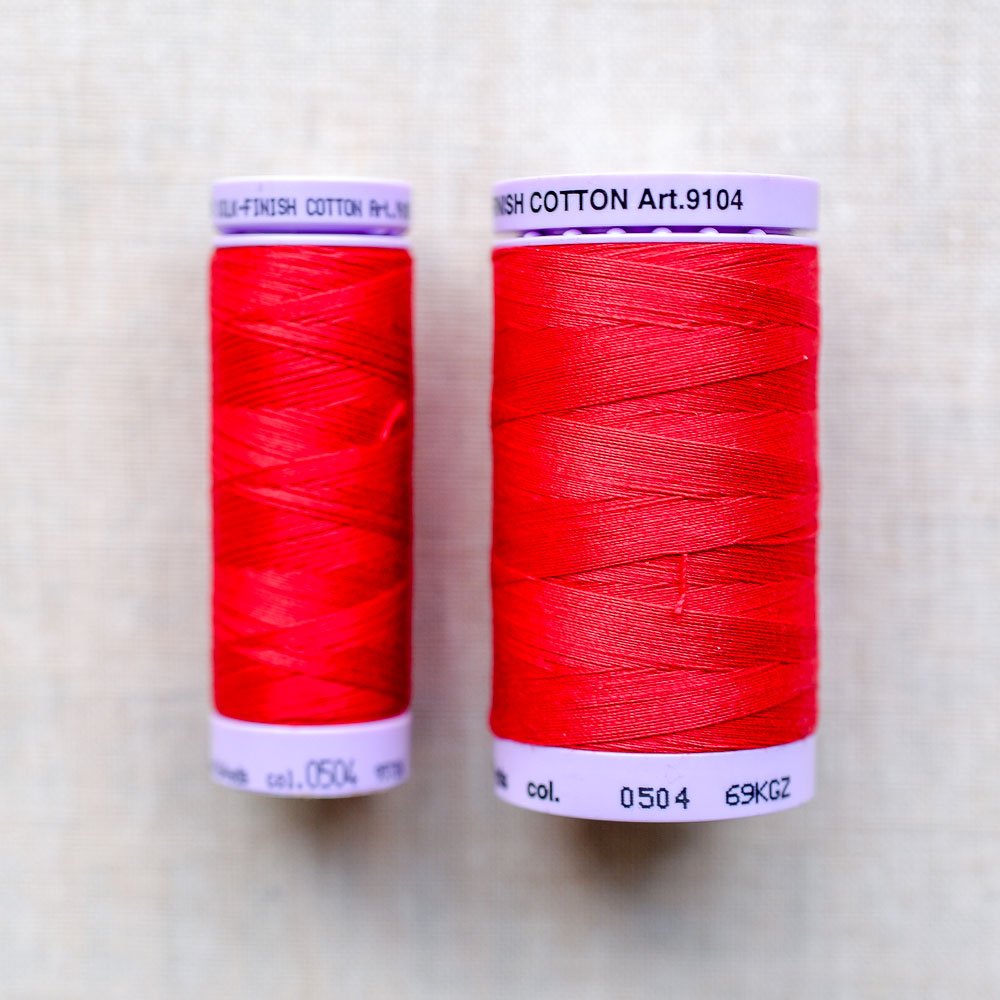 Mettler : Silk-Finish Cotton Thread : Country Red - the workroom