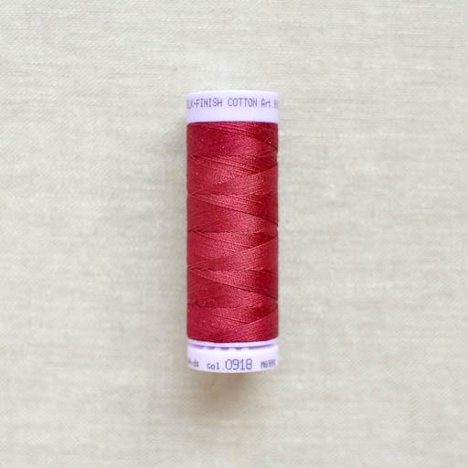 Mettler : Silk-Finish Cotton Thread : Cranberry - the workroom