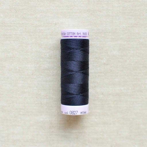 Mettler : Silk-Finish Cotton Thread : Dark Blue - the workroom