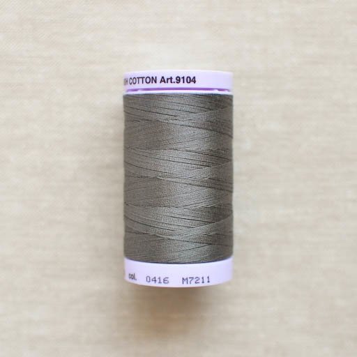 Mettler : Silk-Finish Cotton Thread : Dark Charcoal - the workroom