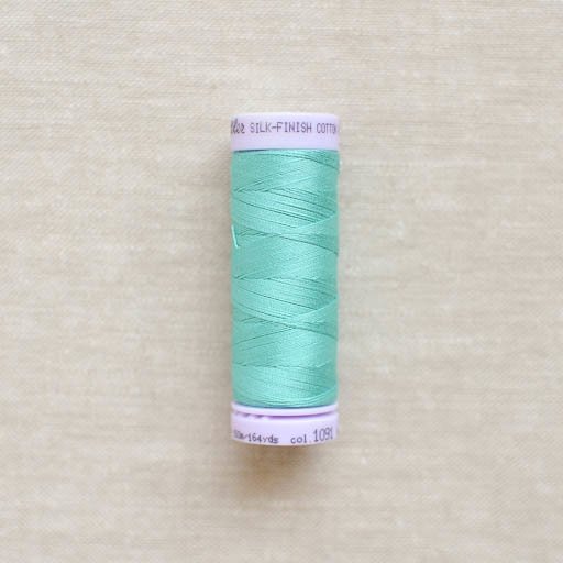 Mettler : Silk-Finish Cotton Thread : Deep Aqua : 150m - the workroom