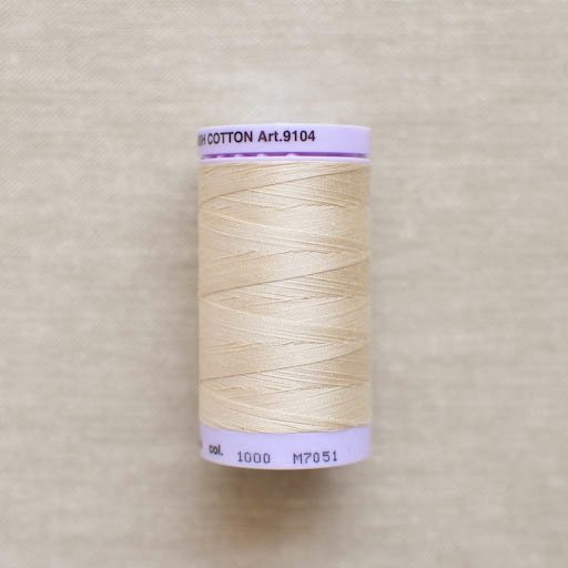Mettler : Silk-Finish Cotton Thread : Eggshell - the workroom
