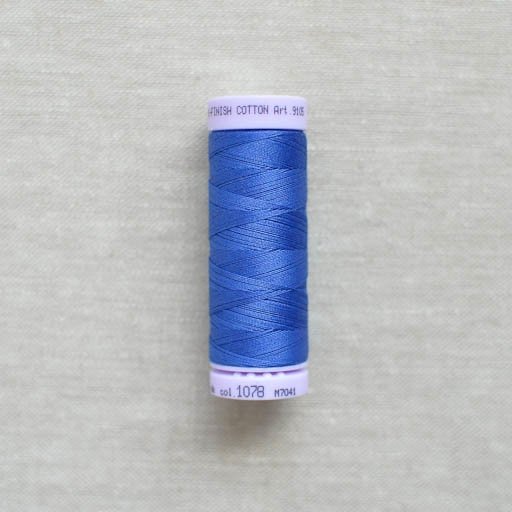 Mettler : Silk-Finish Cotton Thread : Fire Blue : 150m - the workroom
