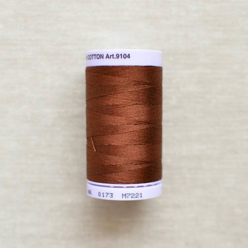 Mettler : Silk-Finish Cotton Thread : Friar Brown - the workroom