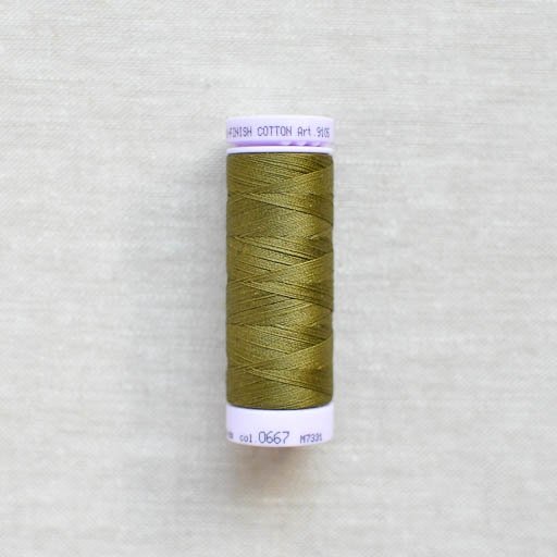 Mettler : Silk-Finish Cotton Thread : Golden Brown : 150m - the workroom