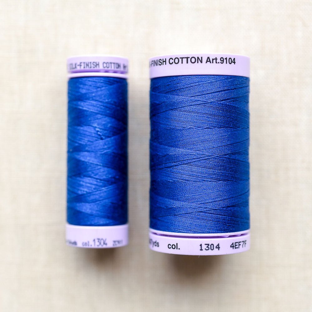 Mettler : Silk-Finish Cotton Thread : Imperial Blue - the workroom