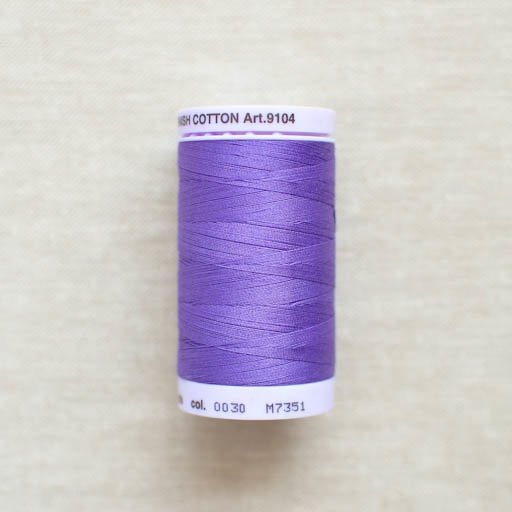 Mettler : Silk-Finish Cotton Thread : Iris Purple - the workroom