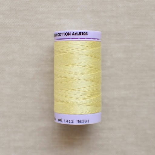 Mettler : Silk-Finish Cotton Thread : Lemon Frost - the workroom