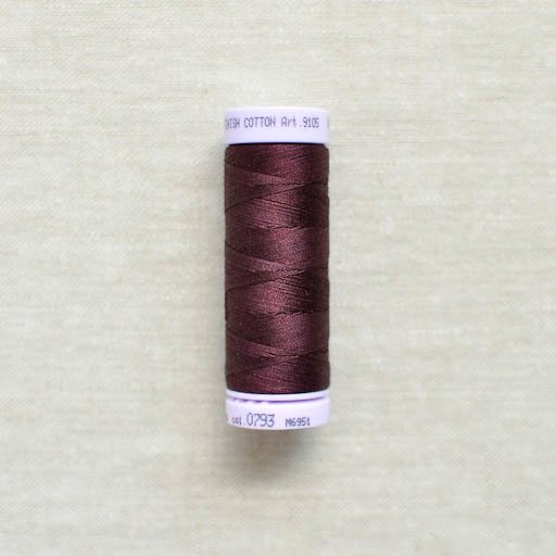 Mettler : Silk-Finish Cotton Thread : Mahogany : 150m - the workroom