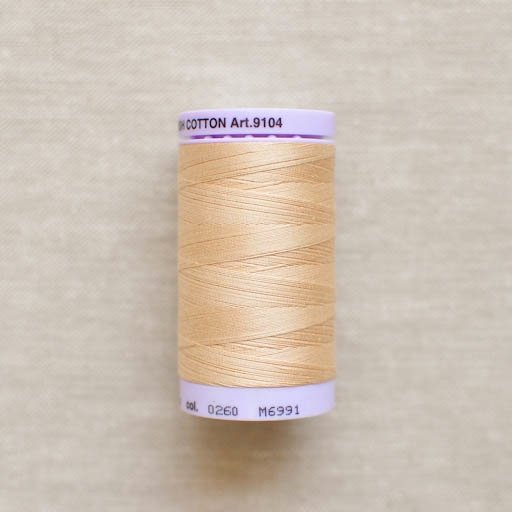 Mettler : Silk-Finish Cotton Thread : Oat Straw - the workroom