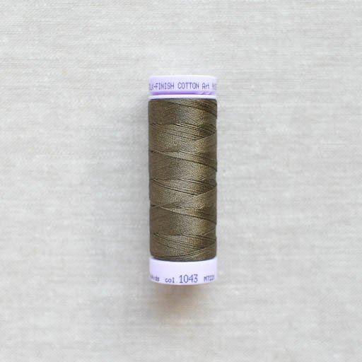 Mettler : Silk-Finish Cotton Thread : Olive : 150m - the workroom