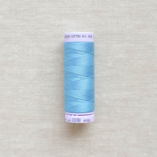 Mettler : Silk-Finish Cotton Thread : Reef Blue : 150m - the workroom