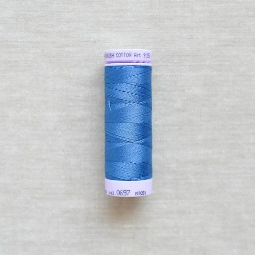 Mettler : Silk-Finish Cotton Thread : Snorkle Blue : 150m - the workroom