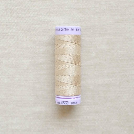 Mettler : Silk-Finish Cotton Thread : Straw - the workroom
