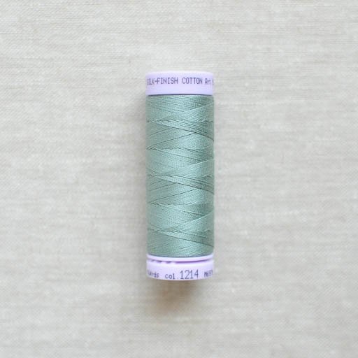 Mettler : Silk-Finish Cotton Thread : Vintage Blue : 150m - the workroom