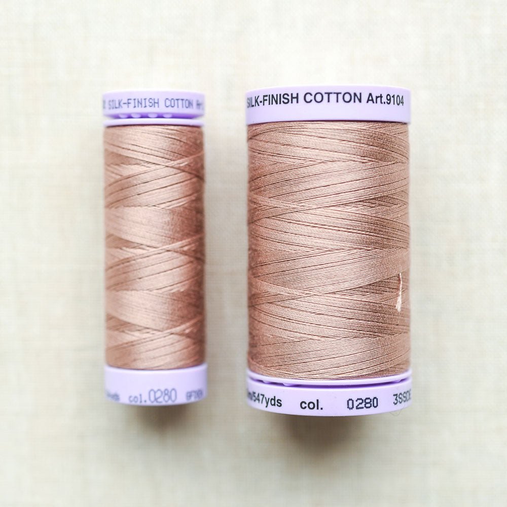 Mettler : Silk-Finish Cotton Thread : Walnut - the workroom