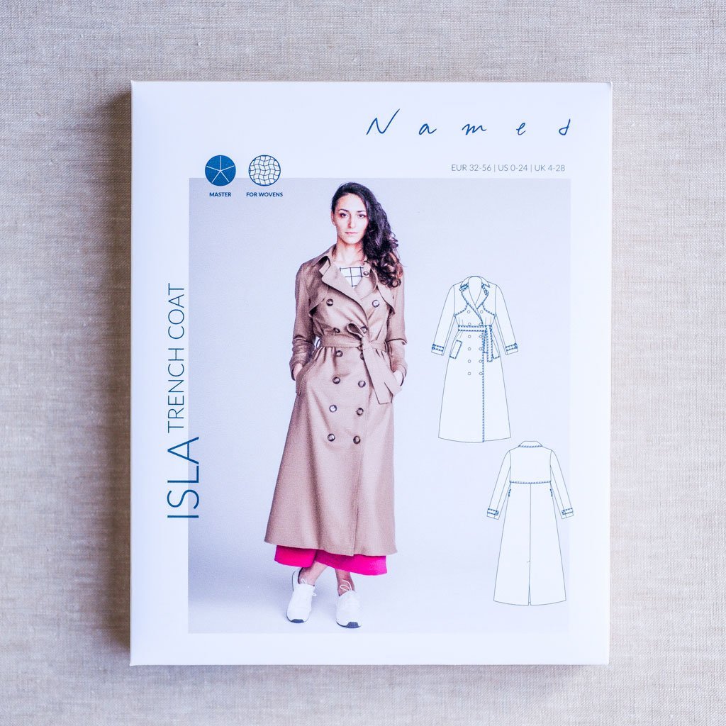 Named Clothing : Isla Trench Coat Pattern - the workroom