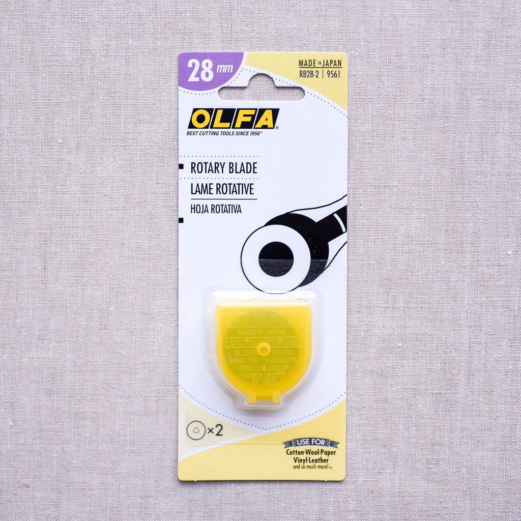 Olfa : 28mm Replacement Rotary Blade : 2pcs - the workroom