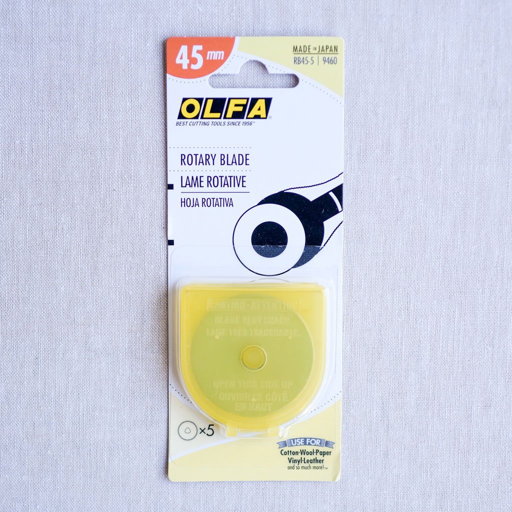 Olfa : 45mm Replacement Rotary Blade : 5pcs - the workroom