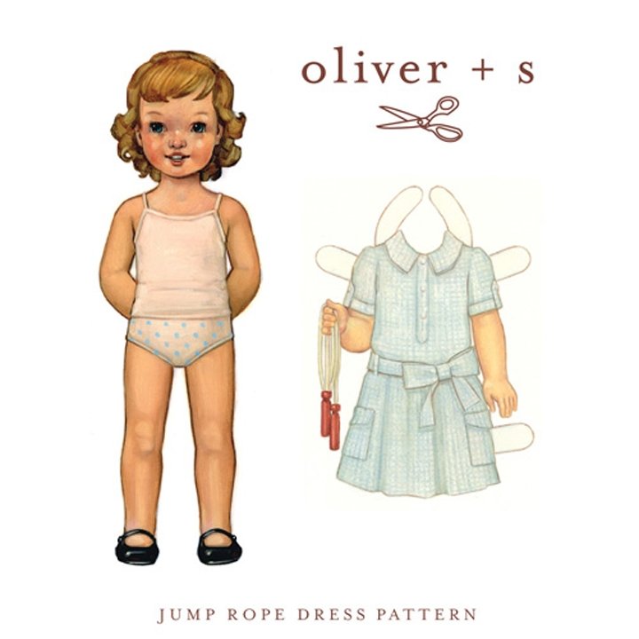 Oliver + S : Sewing Pattern : Jump Rope Dress Pattern : 6 mos - 3 yrs - the workroom