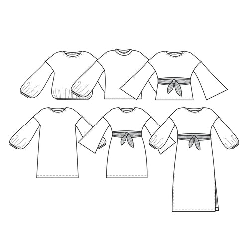 Papercut Patterns : Array Top & Dress Pattern - the workroom
