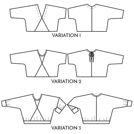 Papercut Patterns : Pinnacle Top & Sweater Pattern - the workroom