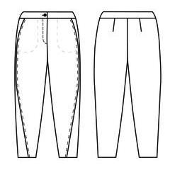 Papercut Patterns : Twist Pants Pattern - the workroom