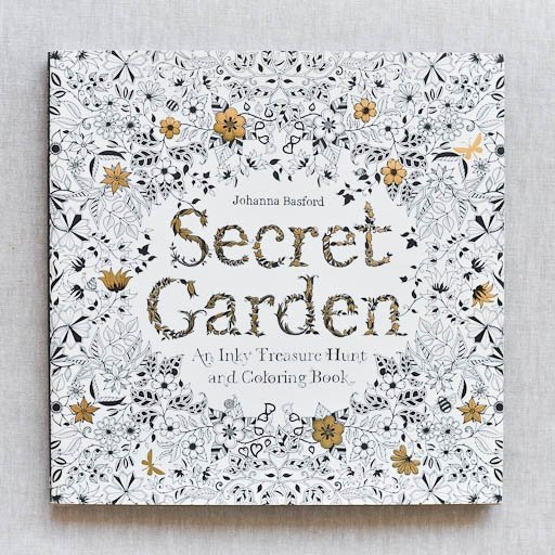 Secret Garden : An Inky Treasure Hunt & Coloring : by Johanna Basford - the workroom
