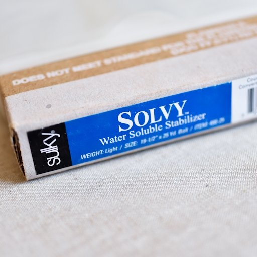Sulky : Solvy Water Soluble Stabilizer : 20&rdquo; wide - the workroom