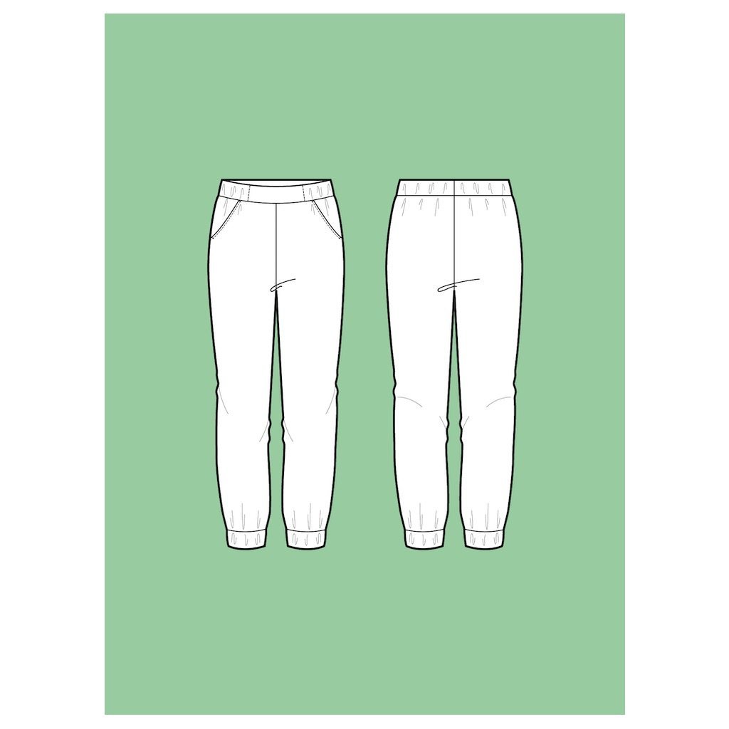 The Assembly Line : Almost Long Trousers Pattern - the workroom