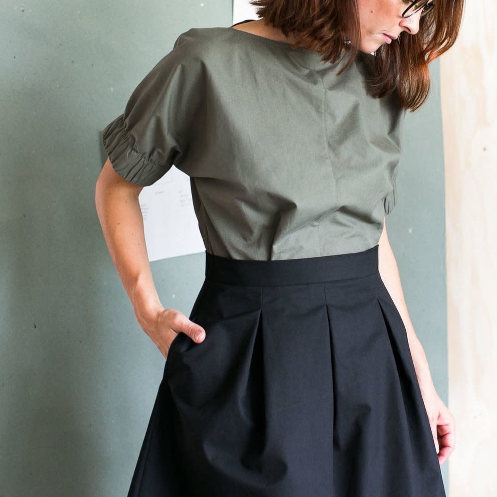 The Assembly Line : Three Pleat Skirt Pattern - the workroom