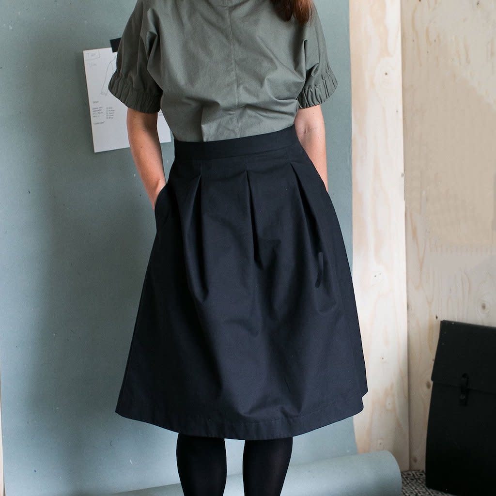 The Assembly Line : Three Pleat Skirt Pattern - the workroom