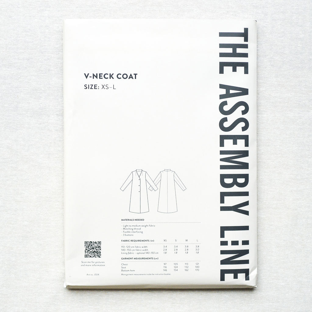 The Assembly Line : V-Neck Coat Pattern - the workroom