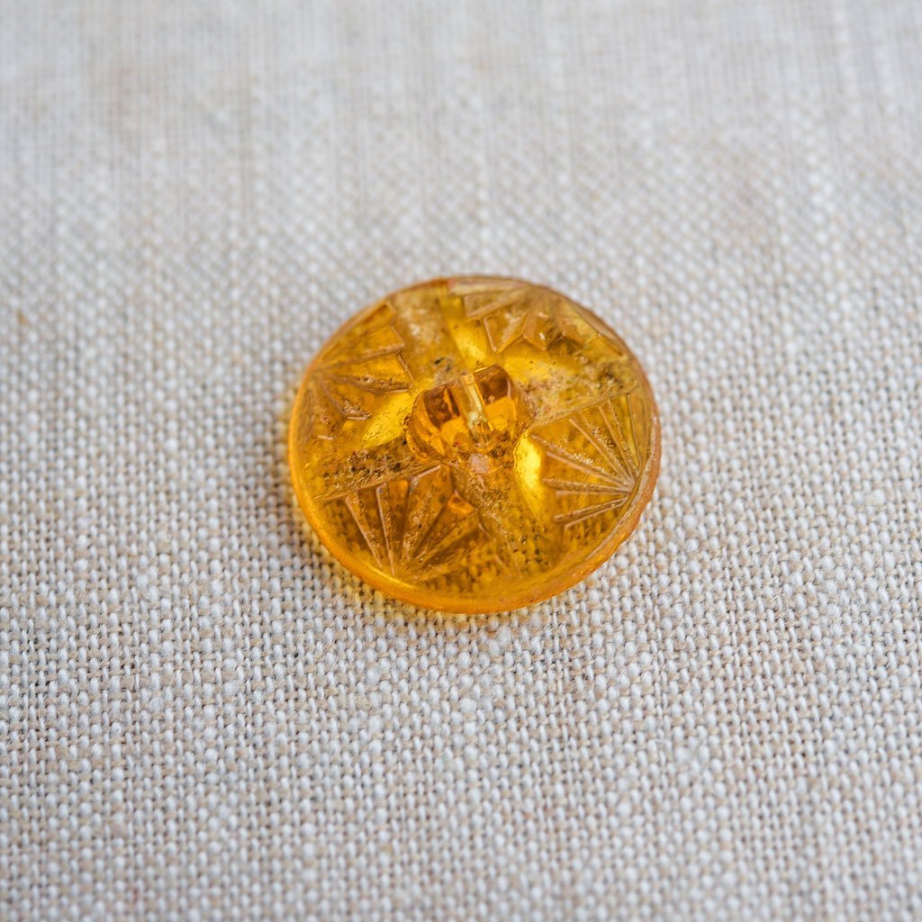 The Button Dept. : Glass : Amber Fans - the workroom